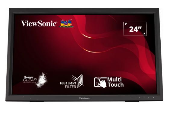 ViewSonic 24' TD2423 IR 10 Point Touch Advanced Ergonomics, Magnetic Pen Holder, 40 degrees Tilt, 7H Hardness VESA 100, Glove, Multi OS Touch Monitor ViewSonic 24' TD2423 IR 10 Point Touch Advanced Ergonomics, Magnetic Pen Holder, 40 degrees Tilt, 7H Hardness VESA 100, Glove, Multi OS Touch Monitor